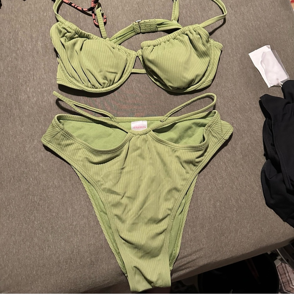 Target Matcha Green Women's Bikini Set Large